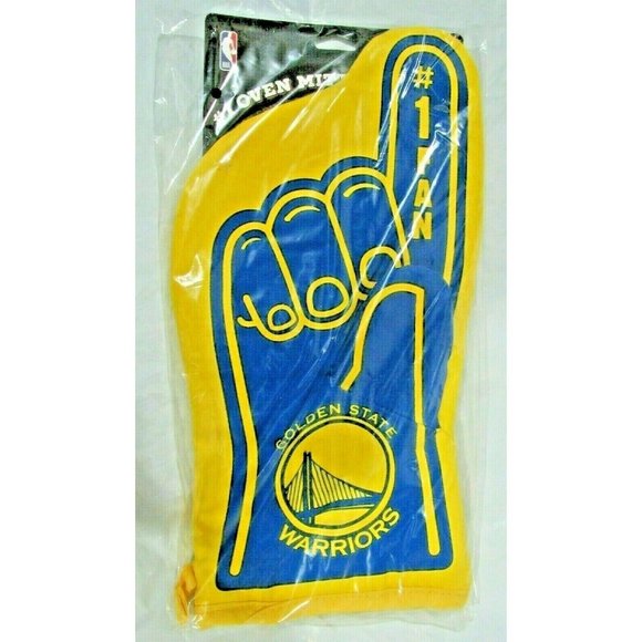 NBA Golden State Warriors #1 FAN FINGER Oven Mitt by You the fan - Picture 1 of 1